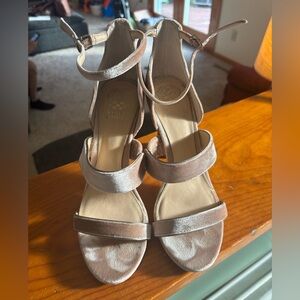 Elegant Velvet Ankle Strap Sandals